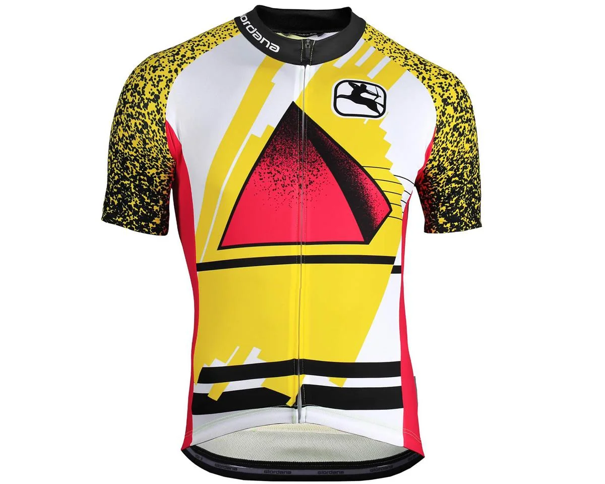 Giordana Piramide Jersey (Yellow/Magenta/White) (XS)